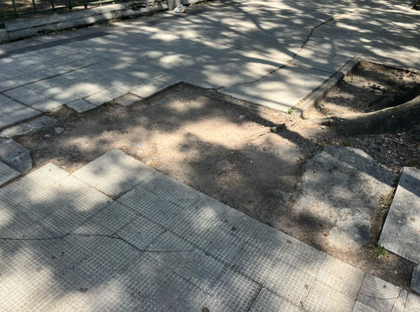 Veredas deterioradas